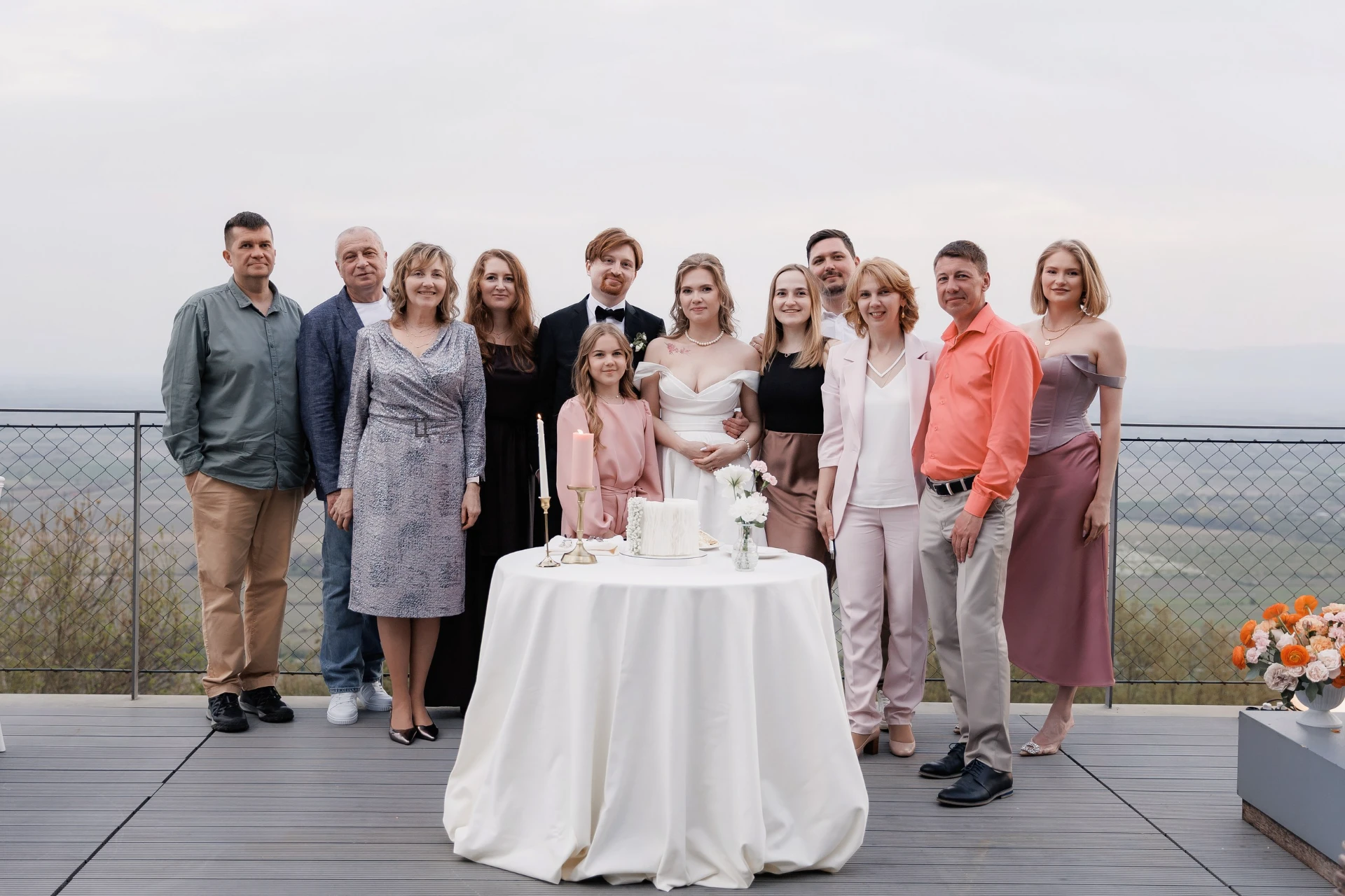Outdoor wedding ceremony in Georgia with LETO agency 78