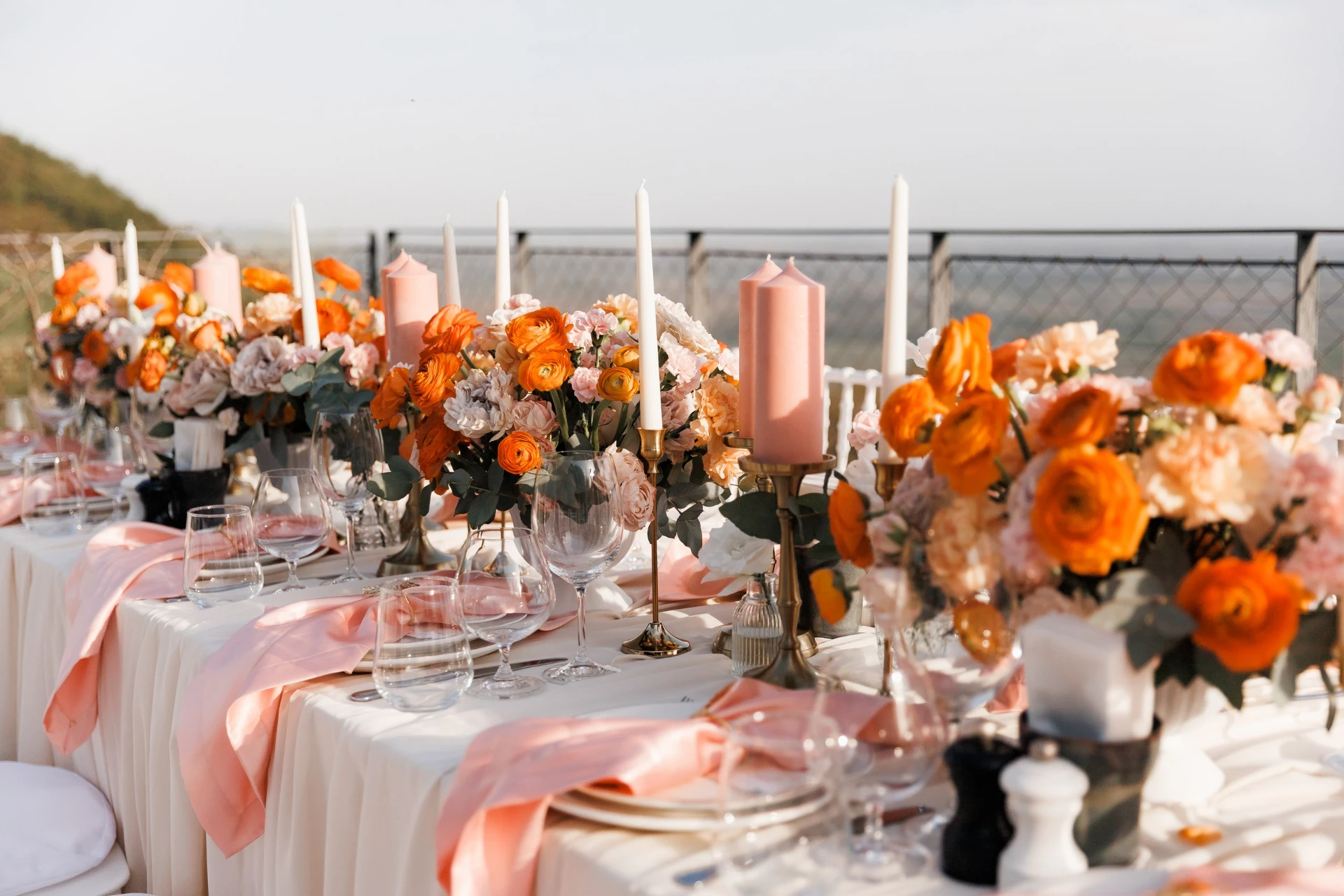 Outdoor wedding ceremony in Georgia with LETO agency 71
